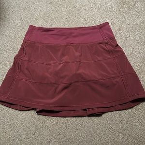 Lululemon pace rival mid rise skirt size 2 15 inch